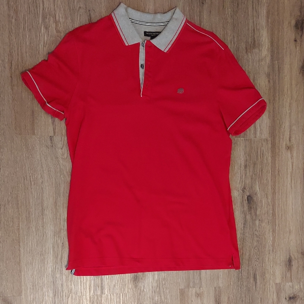 Banana Republic Red Polo Shirt